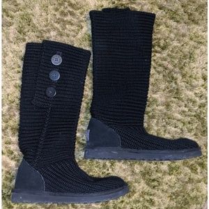 Knit UGG boots